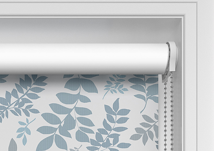 Breezy Leaves, Blue Hues - Twist&Fit Roller Blind - Image 11